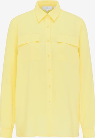 usha BLUE LABEL Blouse in Yellow: front