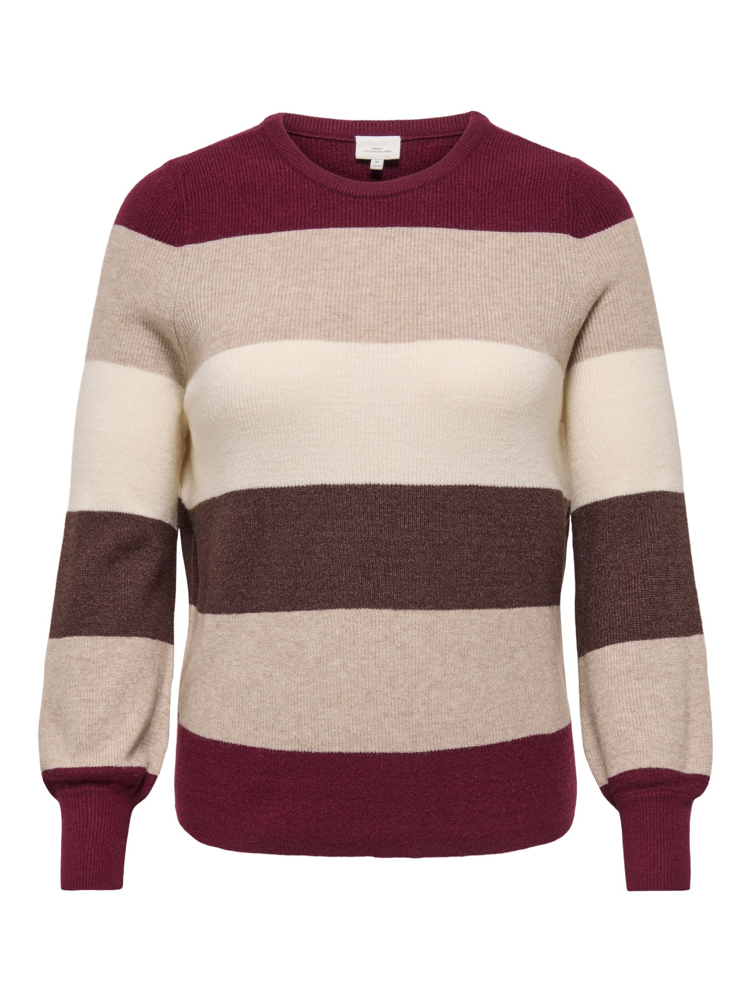 Pull-over 'CARNew Daria' ONLY Carmakoma en rouge : devant