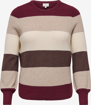 ONLY Carmakoma Pullover 'CARNew Daria' i rød: forside