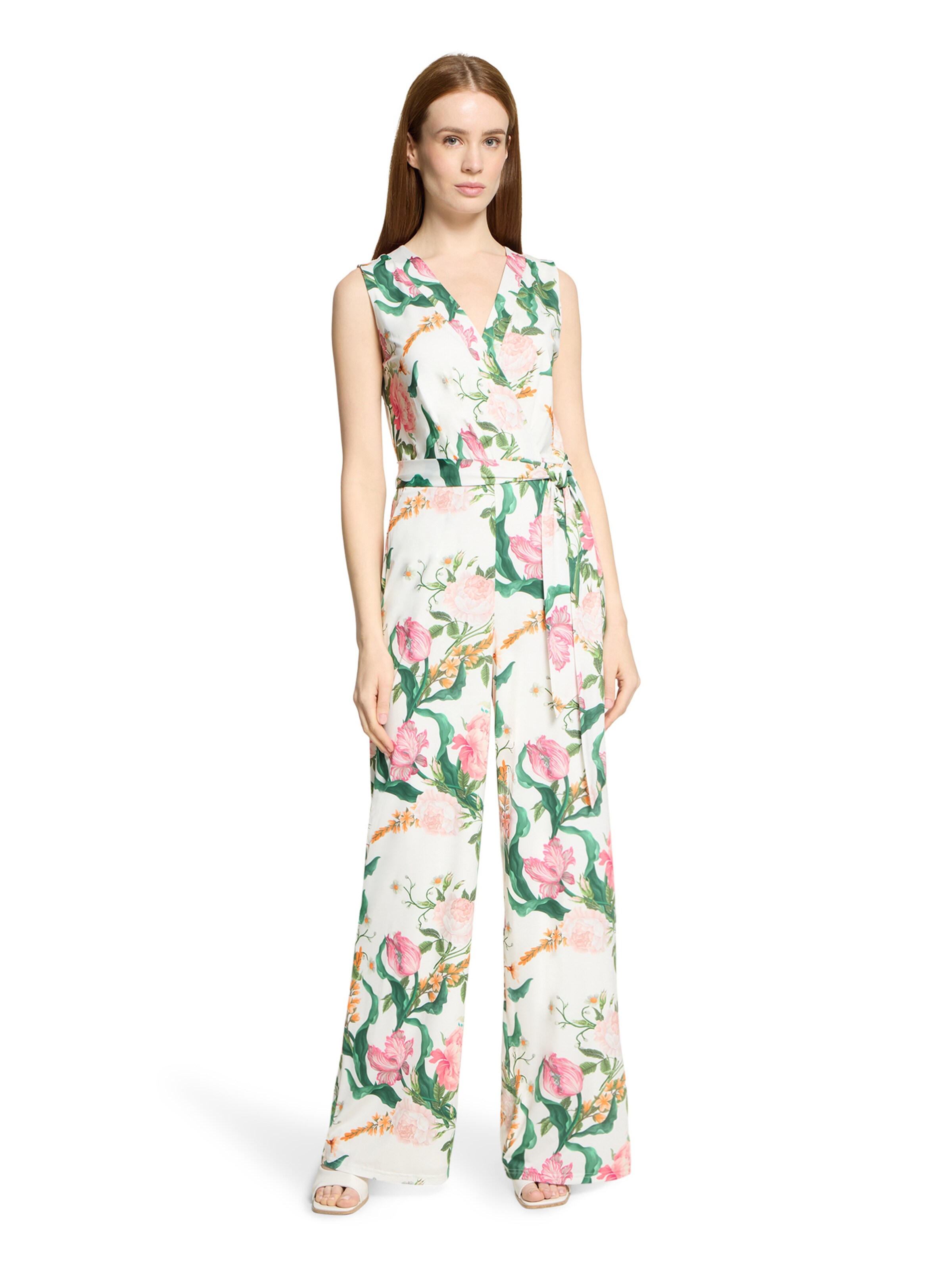 Combinaison Vera Mont en blanc : devant