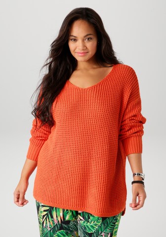 Aniston Pullover in Orange: Vorderseite
