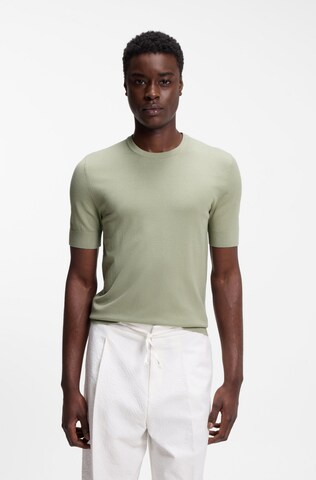 HUGO Sweater ' San Carl ' in Green: front