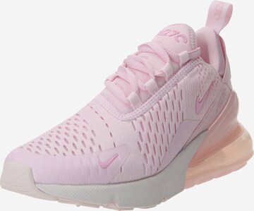 Baskets basses 'Air Max 270' Nike Sportswear en rose : devant