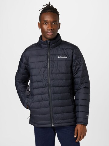 COLUMBIA - Chaqueta de montaña 'Powder Lite' en negro: frente
