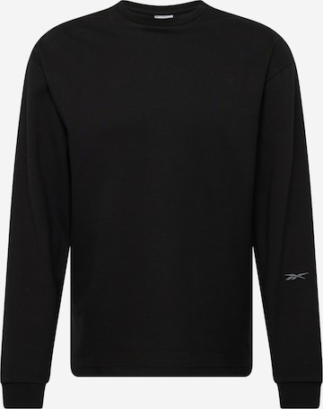 Reebok Functioneel shirt 'ACTIV COLL' in Zwart: voorkant