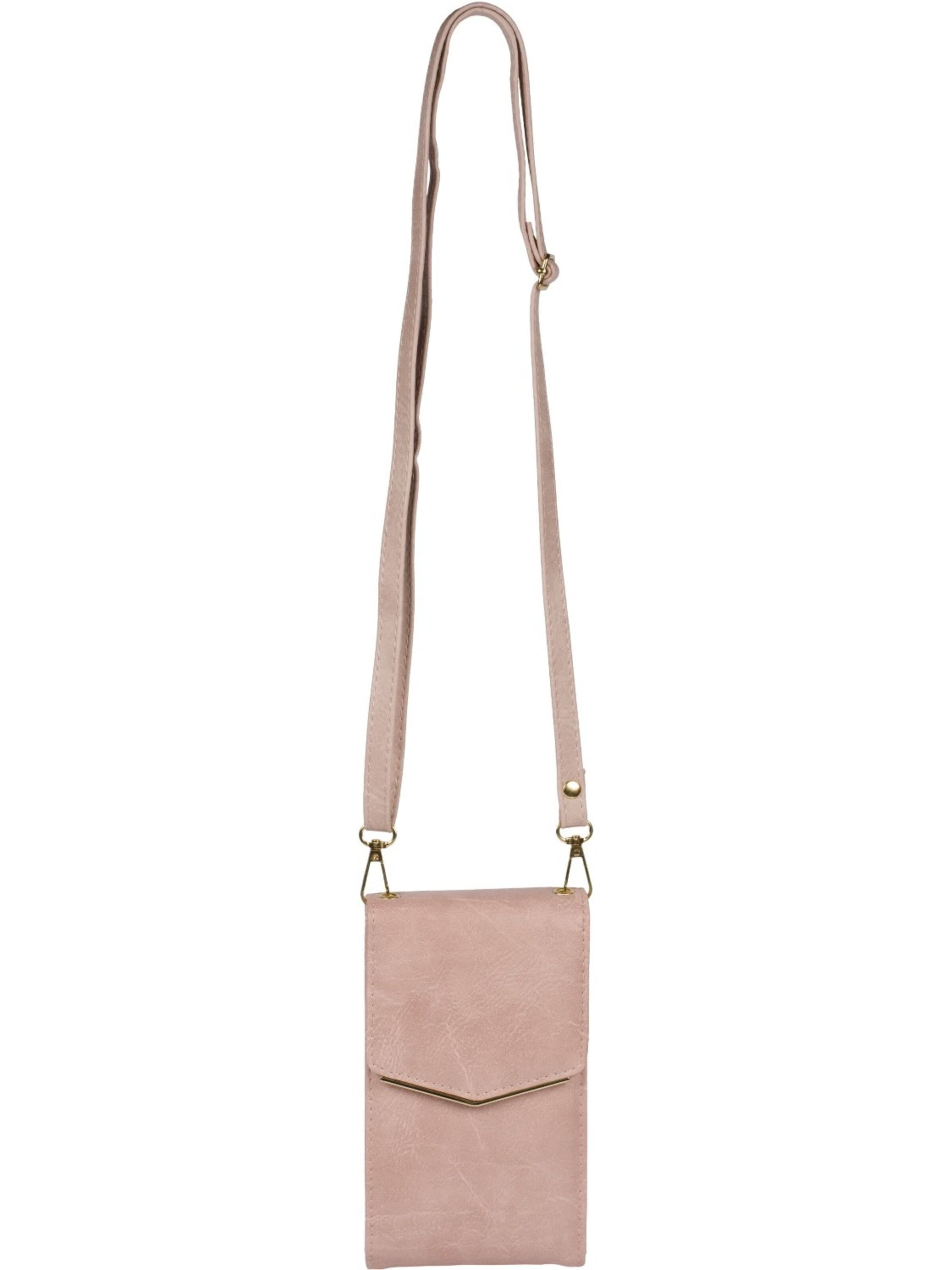 styleBREAKER Umhängetasche 'Mini Handy Umhängetasche'‌‌‌‌‌‌ in Pink: Vorderseite