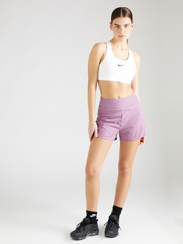 purpurinė NIKE Standartinis Sportinės kelnės 'BLISS'