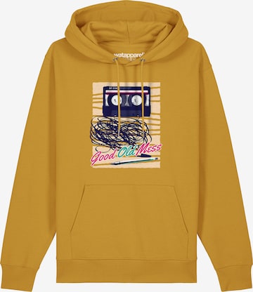Watapparel Sweatshirt 'Good Old Mess' in Yellow: front