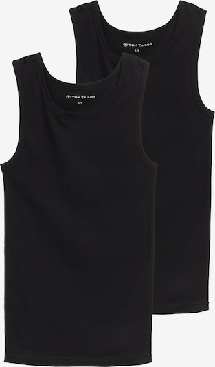 TOM TAILOR Apakškrekls, krāsa - melns, Preces skats