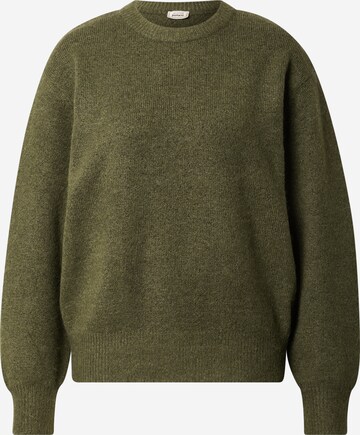 Pimkie Sweater 'WVBOY' in Green: front