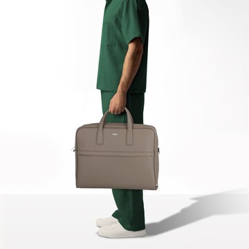 Borsa portadocumenti 'Zair' di BOSS in grigio