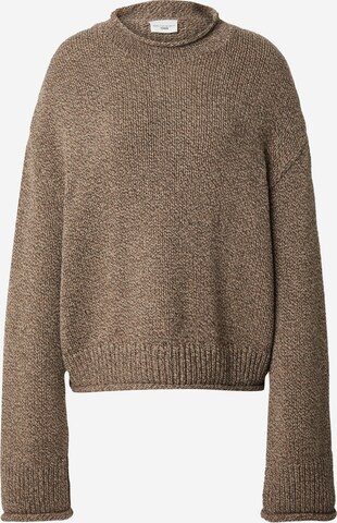 ABOUT YOU x Marie von Behrens Sweater 'Suzi' in Brown: front