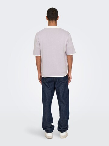 Only & Sons Cardigan 'ONSRun' i lilla