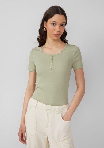 T-shirt QS en vert : devant