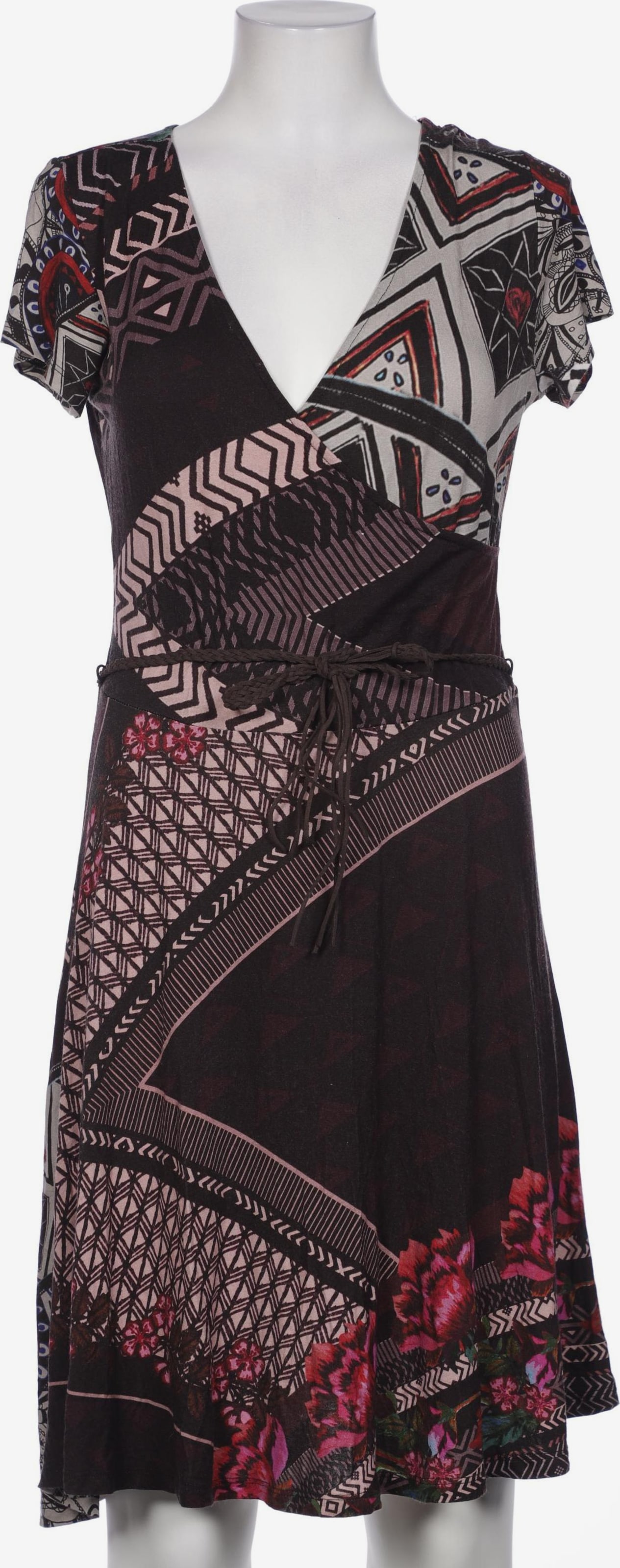 Elegantes Desigual Kleid Braun Bildbrend11384