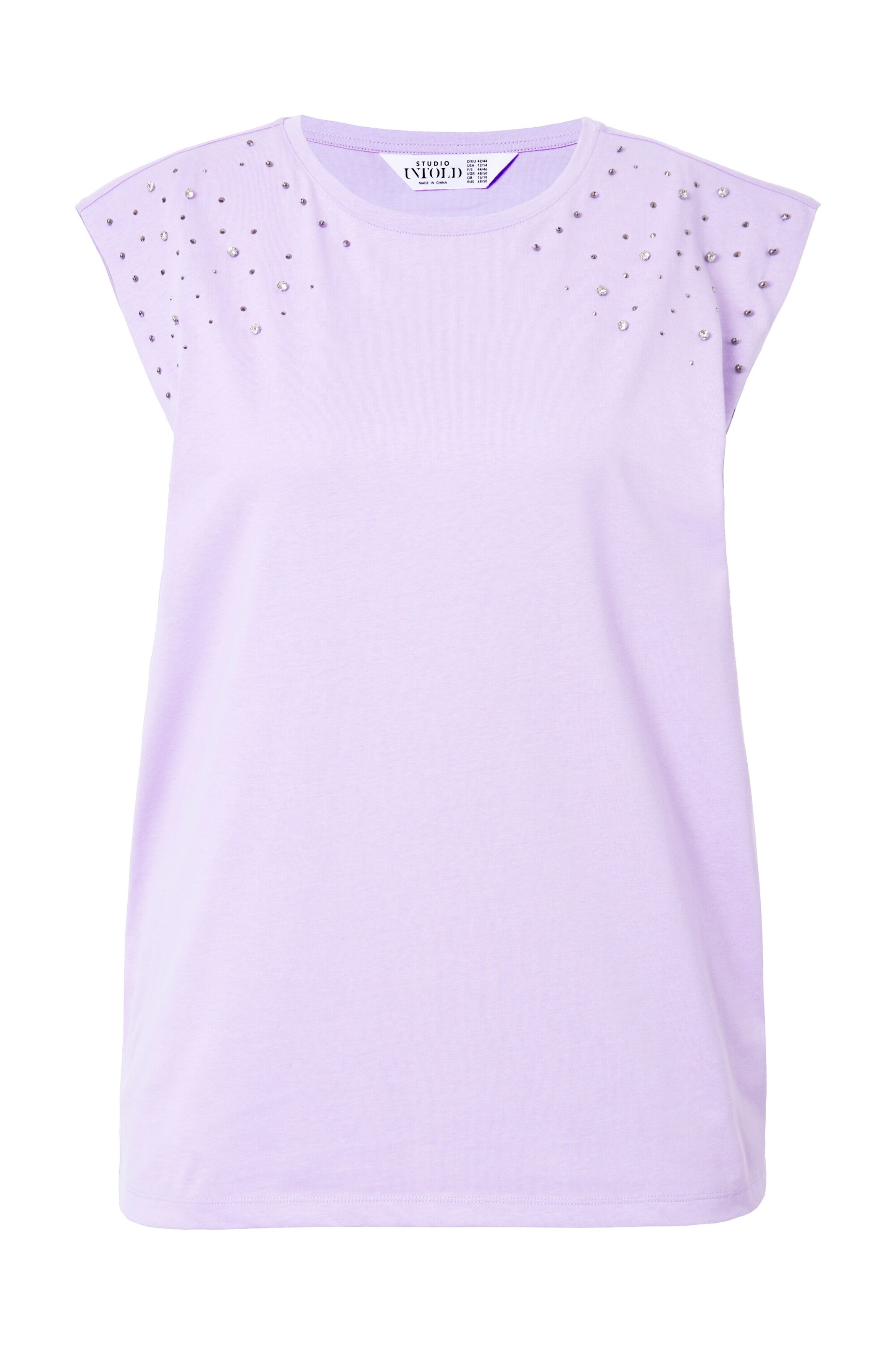 T-shirt Studio Untold en violet : devant