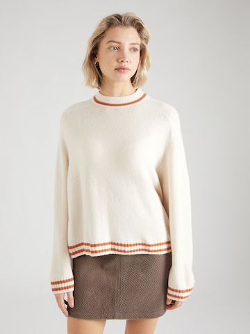 Pull-over ESPRIT en beige : devant