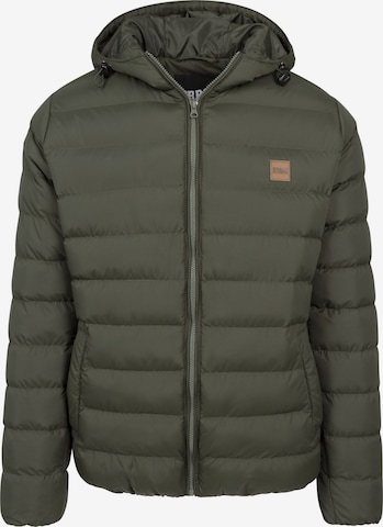 Giacca invernale 'BASIC BUBBLE' di Urban Classics in verde: frontale