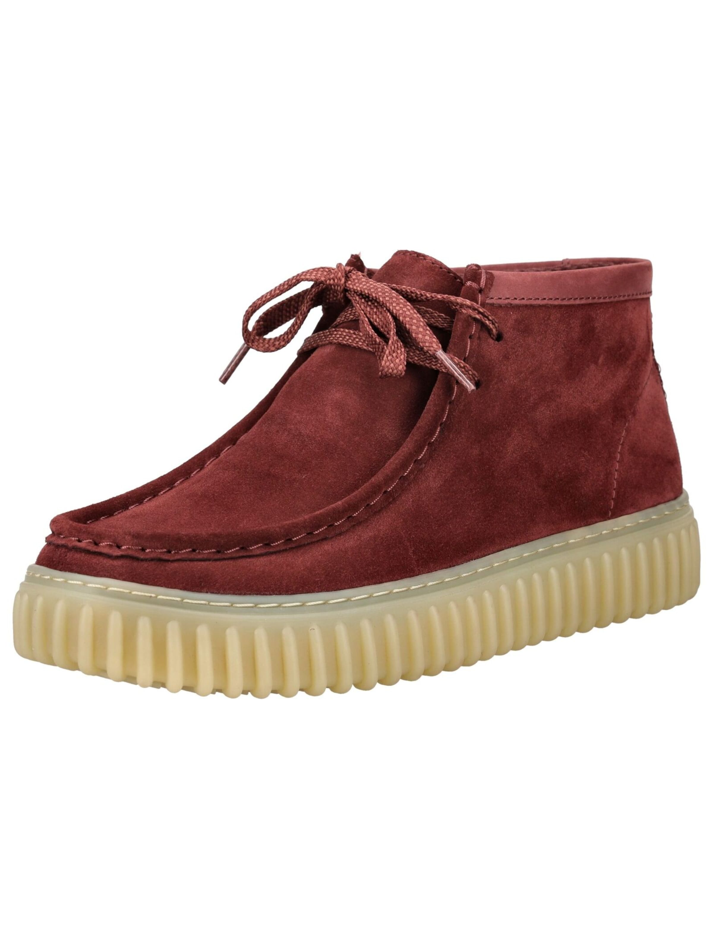 CLARKS Lace-up shoe in Red: front