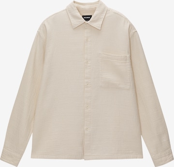 Pull&Bear Regular Fit Paita värissä beige: etupuoli