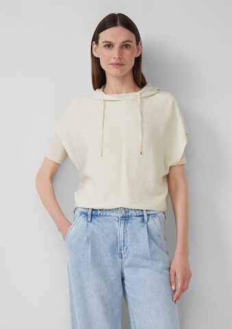 s.Oliver T-Shirt in Beige: Vorderseite