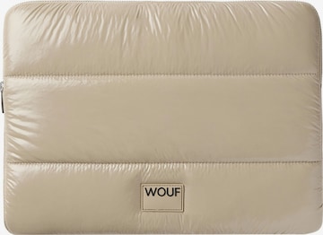 Wouf Laptoptas in Beige: voorkant