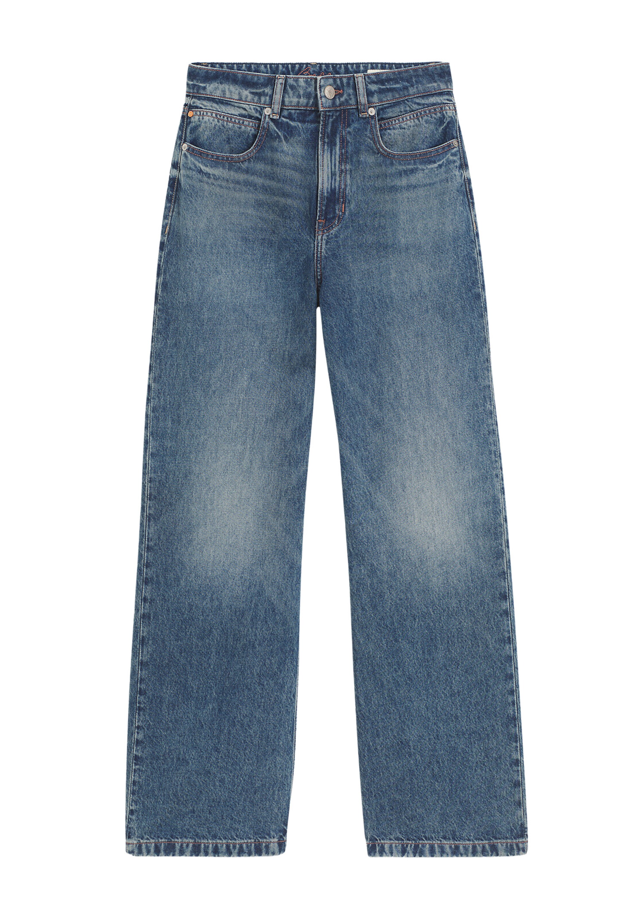 BOSS Wide Leg Jeans 'MARLENE' in Blau: Vorderseite
