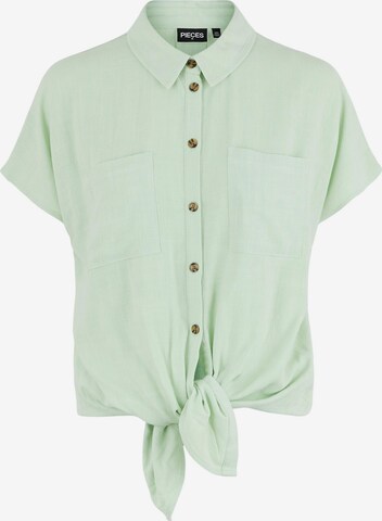 PIECES Блузка 'Vinsty' в Зеленый: спереди