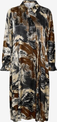 Robe-chemise 'menta' CULTURE en mélange de couleurs : devant