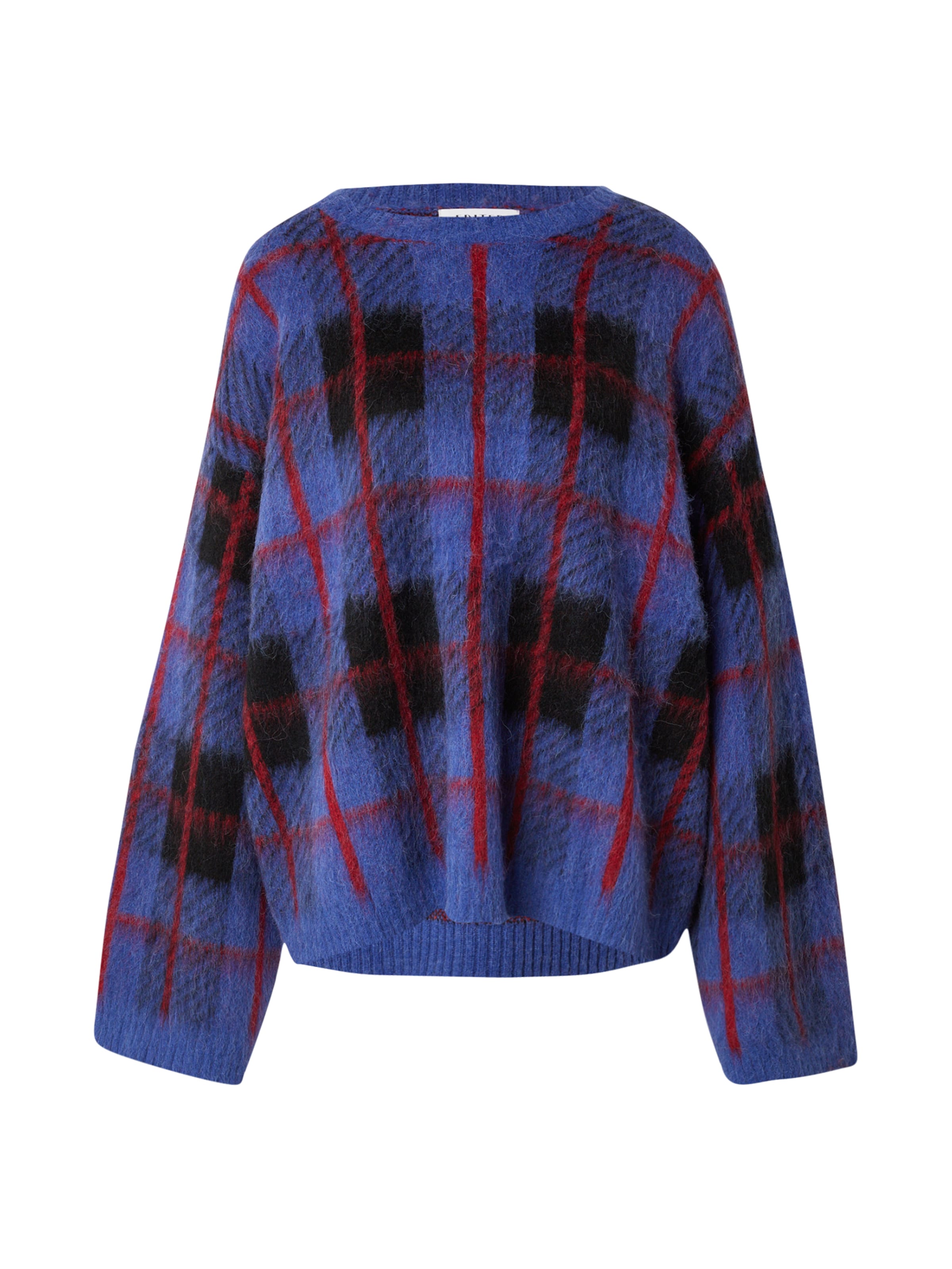 EDITED - Pullover 'Christel Wool' em azul: frente