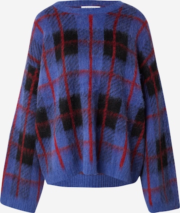 Pull-over 'Christel Wool' EDITED en bleu : devant
