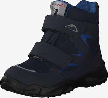 SUPERFIT Snow Boots 'GLACIER 09221' in Blue: front