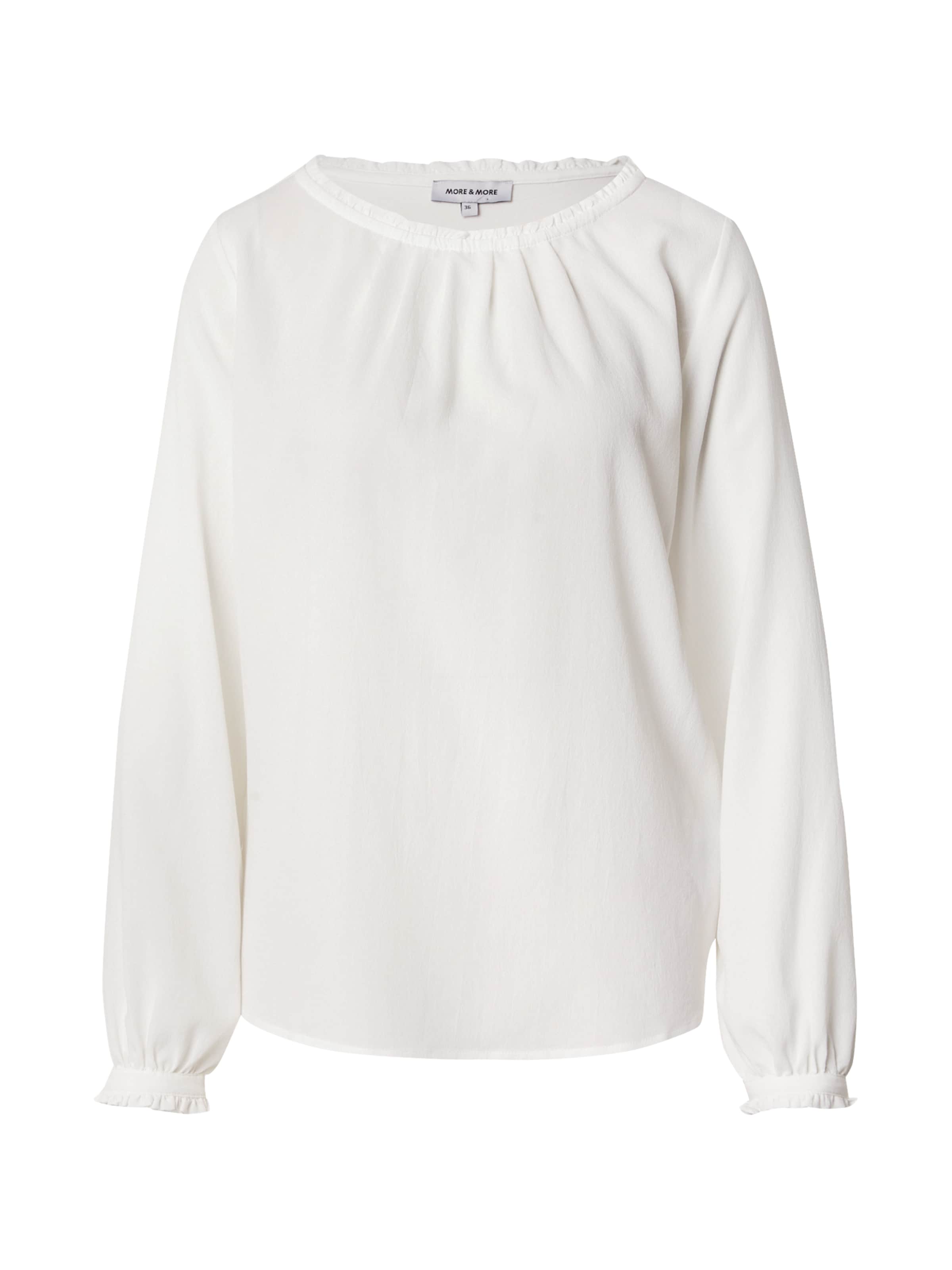 Chemisier MORE & MORE en blanc : devant