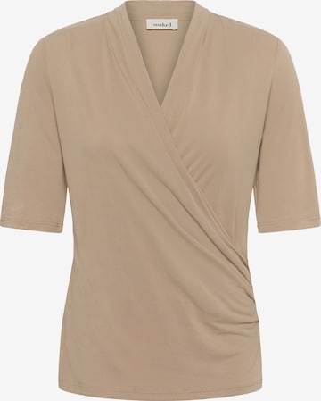 SOAKED IN LUXURY Bluse 'Columbine' in Beige: Vorderseite