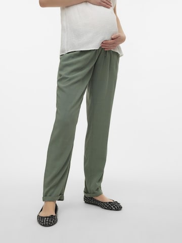 Regular Pantalon 'BIBI' MAMALICIOUS en vert