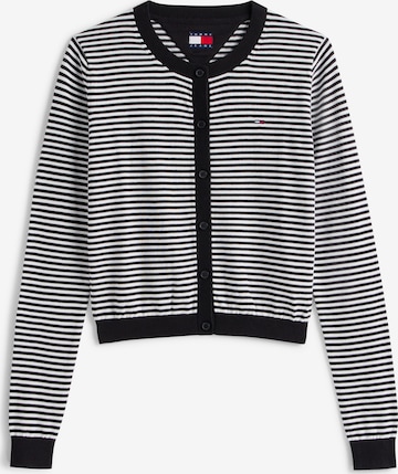 Tommy Jeans - Casaco de malha 'ESSENTIAL' em preto: frente