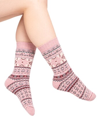 HomeOfSocks Socks 'HOS458' in Pink