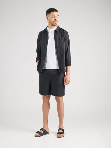 Regular Pantalon TRAPP en noir