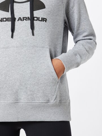 UNDER ARMOUR Athletic Sweatshirt in Grey