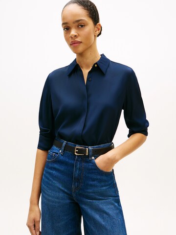 Chemisier TOMMY HILFIGER en bleu : devant