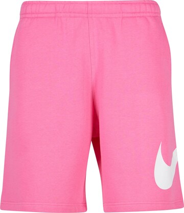 Regular Pantalon 'Club' Nike Sportswear en rose