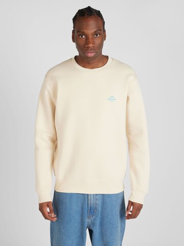MADS NORGAARD COPENHAGEN Sweatshirt i beige: framsida