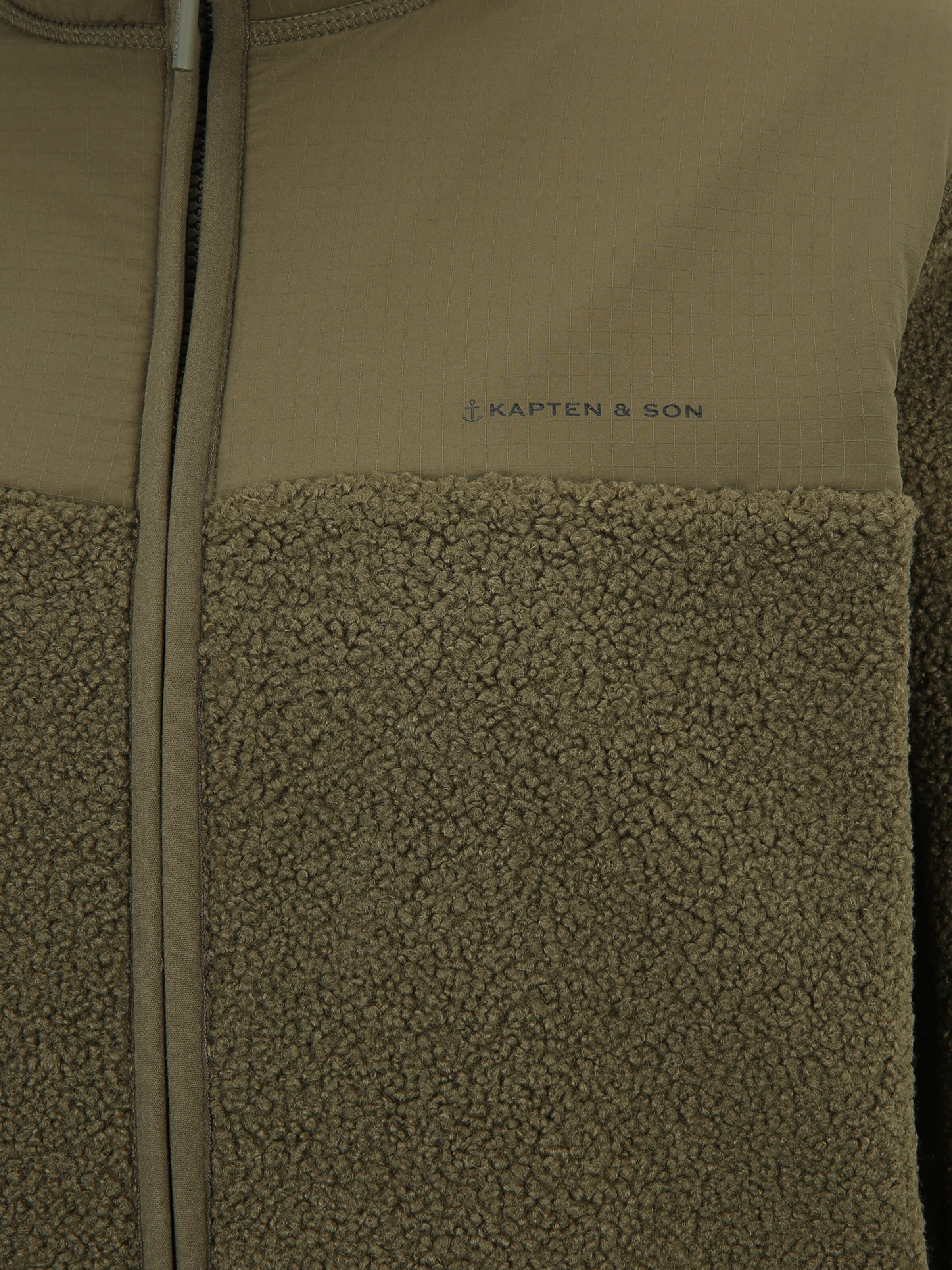 Kapten & Son - Sudadera 'Teddy Fleece' en verde