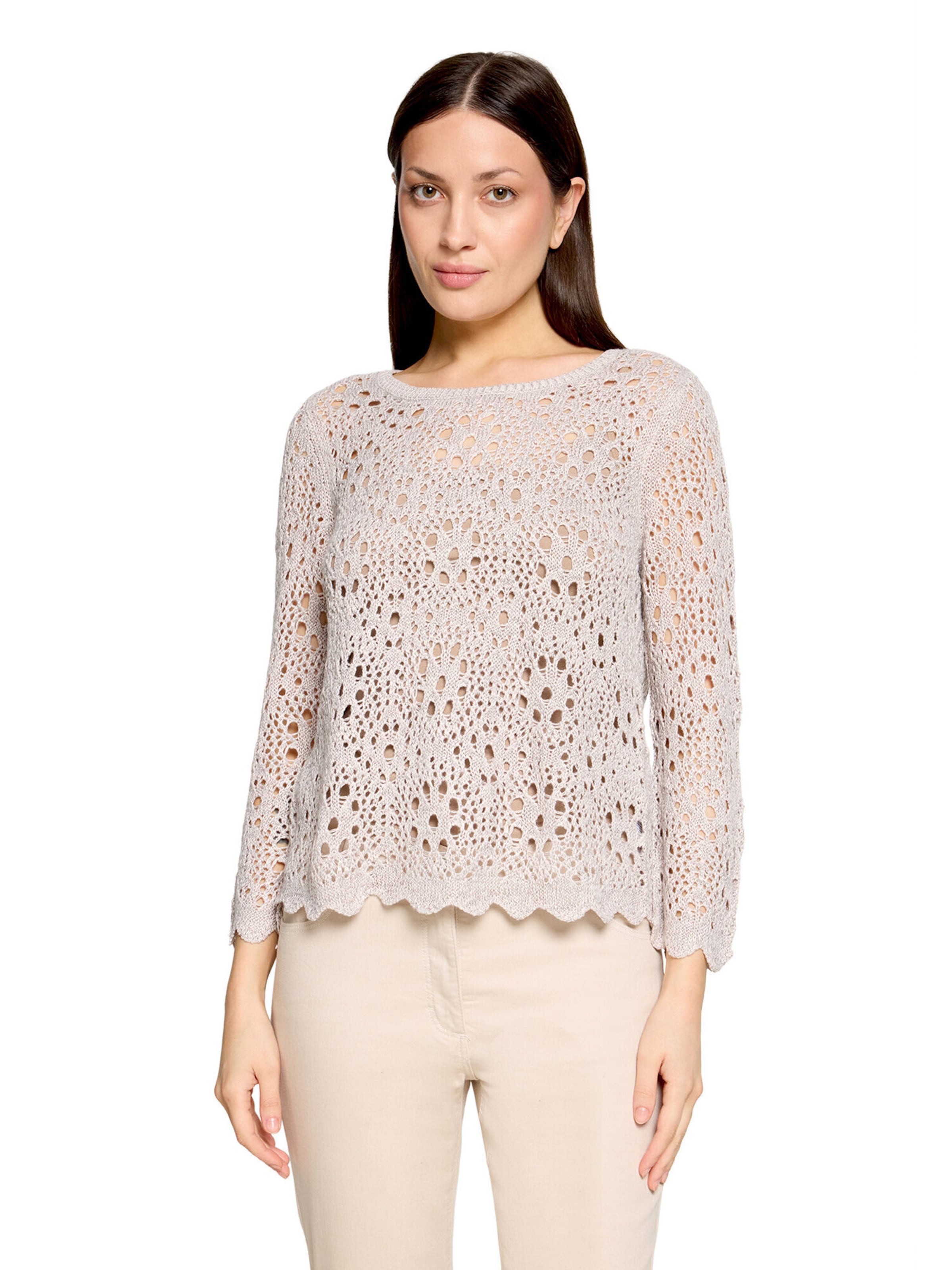 Pull-over Betty Barclay en beige : devant