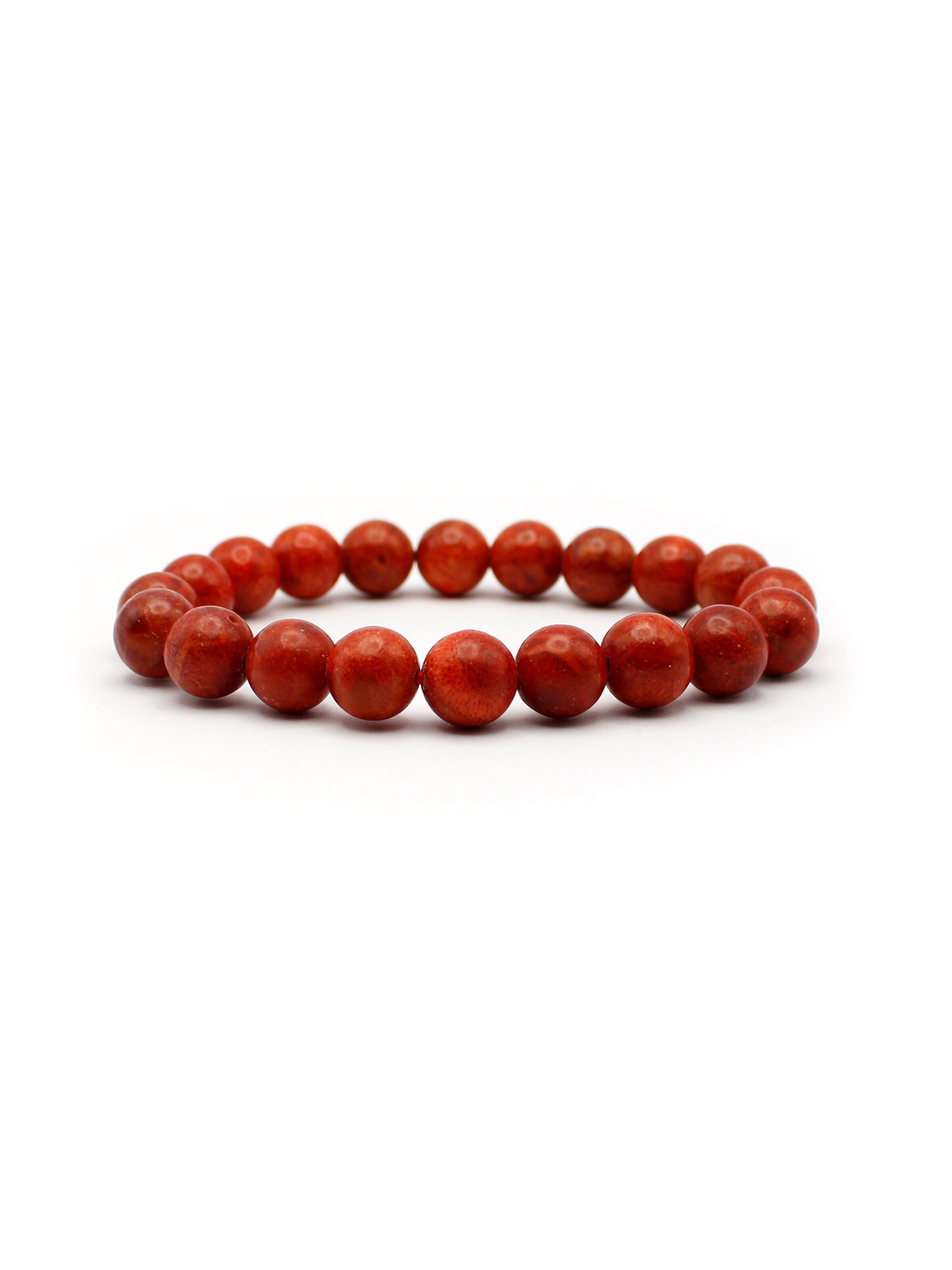 Bracelet 'Schönheit und Balance' Tiger Treasure Qualität, inspiriert seit 1890 en rouge : devant