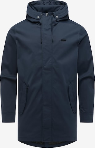 Ragwear Between-seasons coat 'Mr Smithem Twill Youmodo' in Blue: front