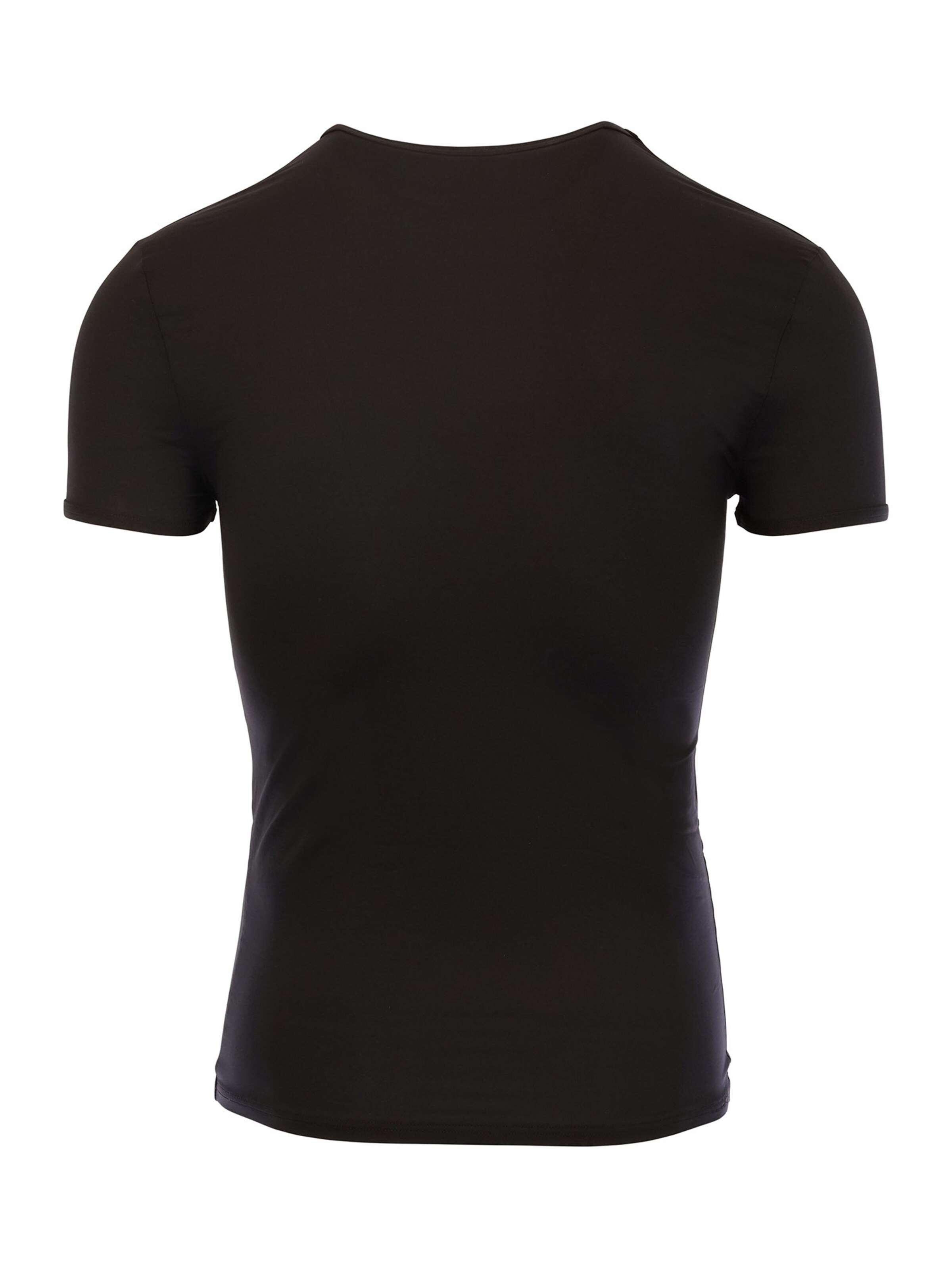 Olaf Benz - Camiseta térmica ' V-Neck 'RED 0965' 2-Pack ' en negro