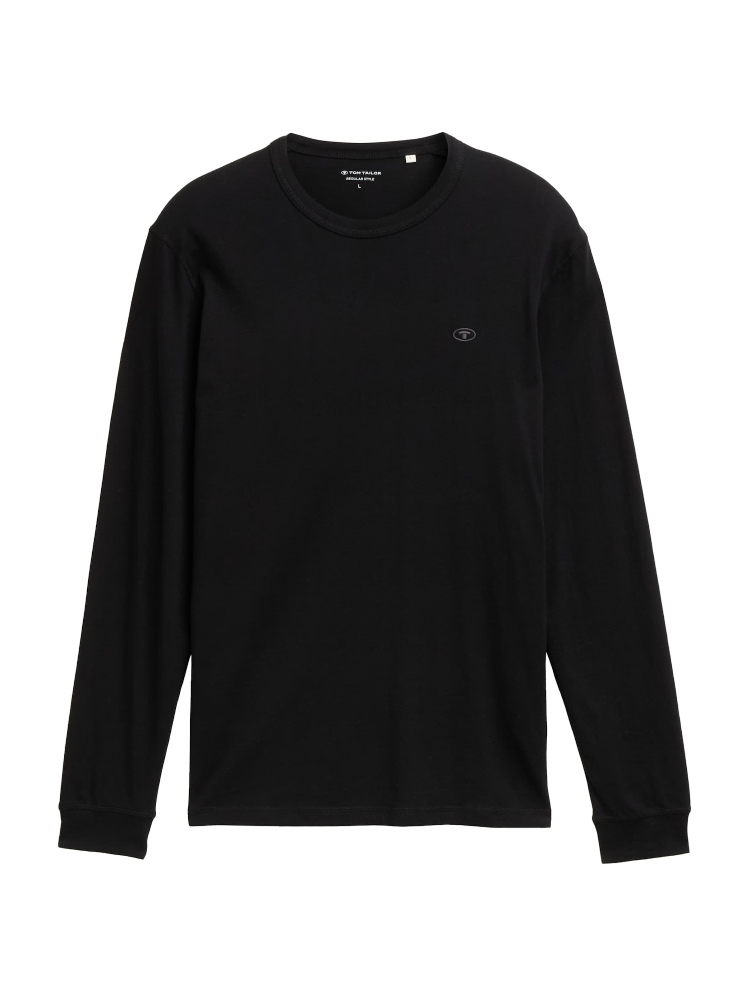 TOM TAILOR Tričko - Čierna: predná strana