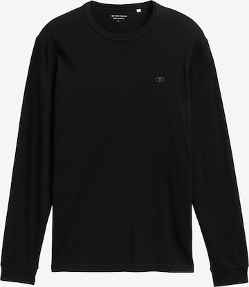 Tricou de la TOM TAILOR pe negru: față