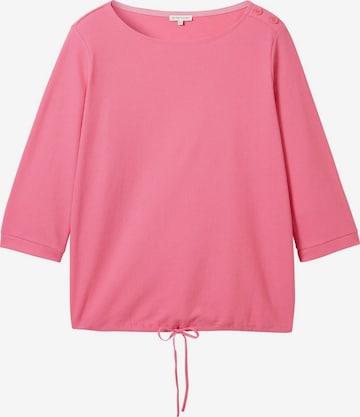 Tom Tailor Women + Shirt in Roze: voorkant